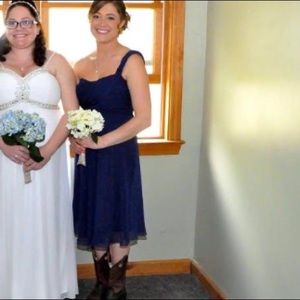 David’s Bridal Short Bridesmaid Dress